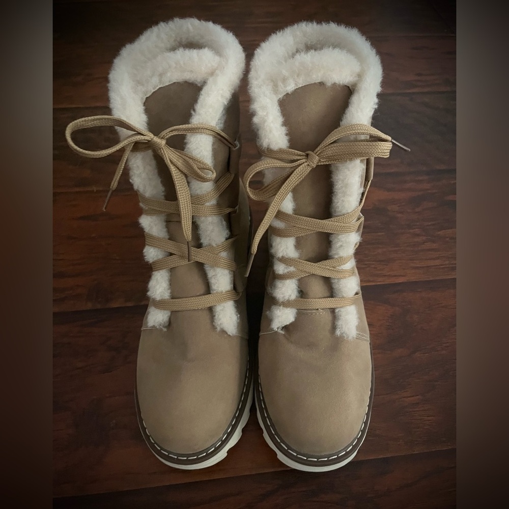 Cozy Tan Winter Boots